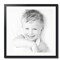 ArtToFrames 28x28" Matted Picture Frame with 24x24" Single Mat Photo Opening Framed in 1.25" Black and 2" Mat (FWM-3926-28x28)